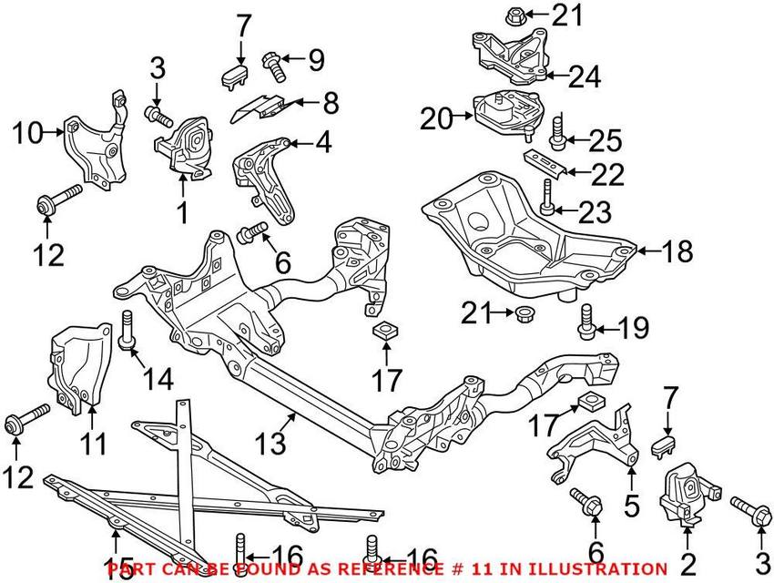 Engine Mount Bracket - Driver Side